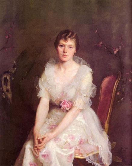 William McGregor Paxton Portrait of Louise Converse France oil painting art